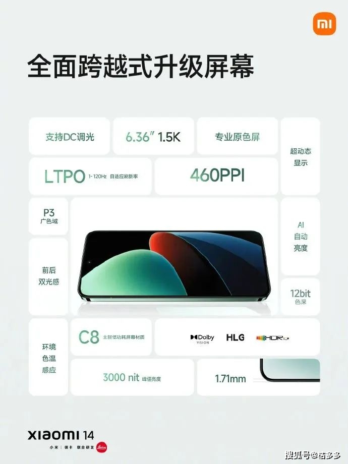 机型以往小米对比设计图_小米机型对比_小米14与以往机型的设计对比